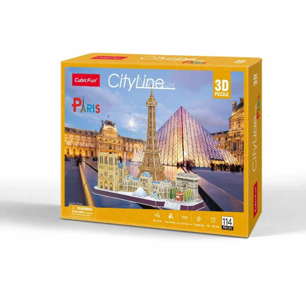 Puzzle 3D City Line Paris - zabawki-dla-dziewczynki