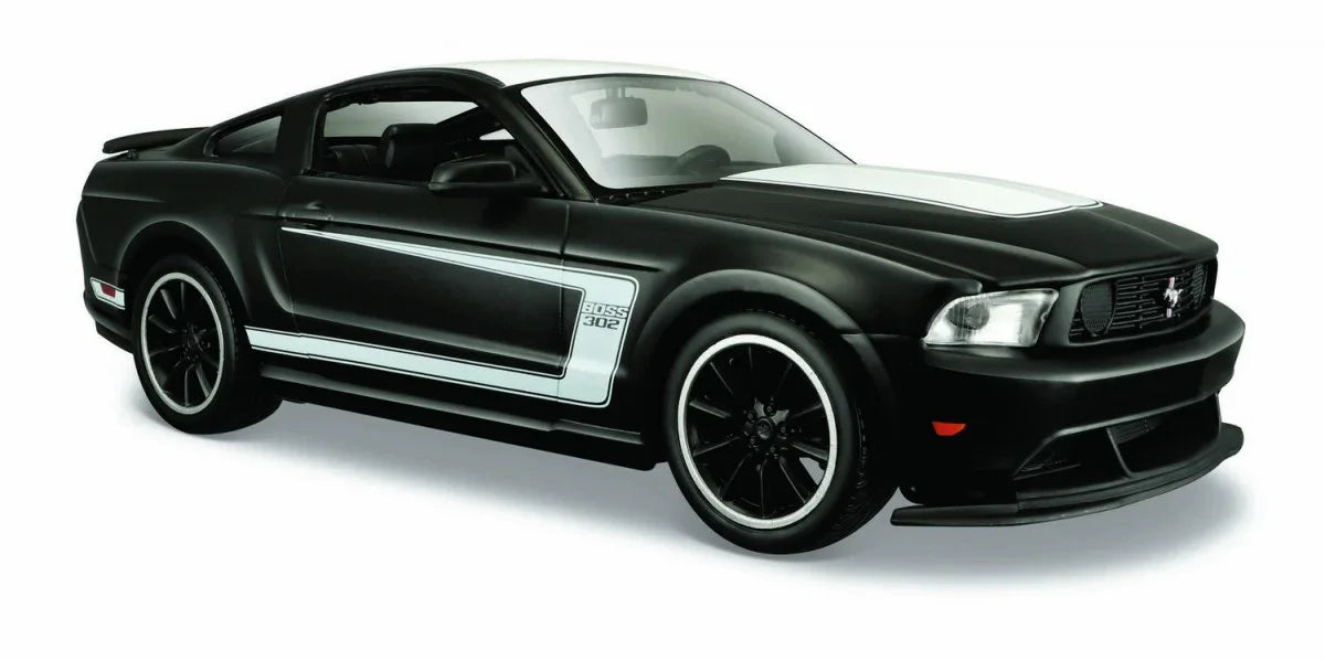Model metalowy Ford Mustang Boss 302 czarny - zabawki-dla-dziewczynki
