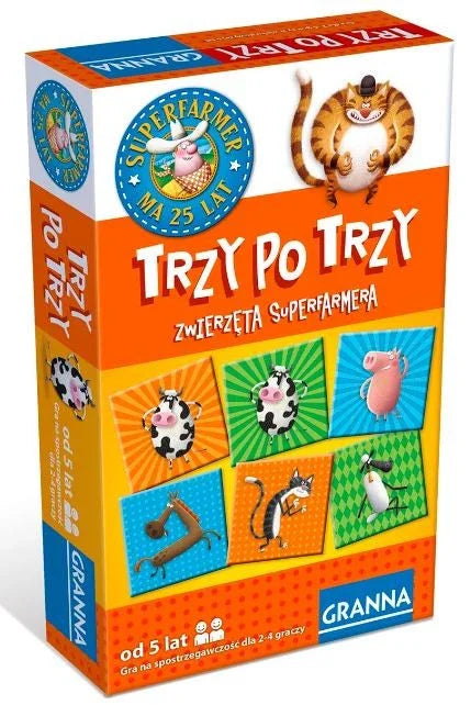 Gra Trzy po trzy zwierzęta superfarmera - zabawki-dla-dziewczynki