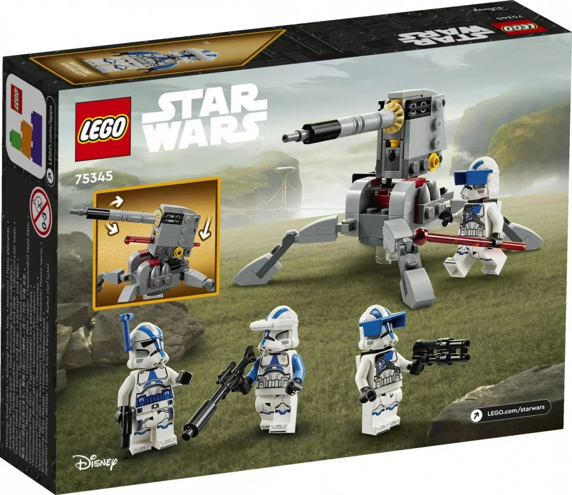 Klocki Star Wars 75345 Zestaw bitewny - żołnierze-klony z 501. legionu - zabawki-dla-dziewczynki