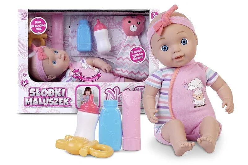 Lalka Natalia - Słodki maluszek 33 cm - zabawki-dla-dziewczynki