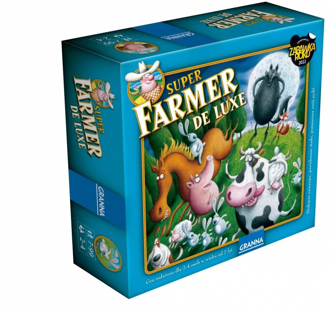 Gra Super Farmer De Lux - zabawki-dla-dziewczynki
