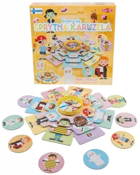 Gra Uczymy Się: Sprytna Karuzela - zabawki-dla-dziewczynki
