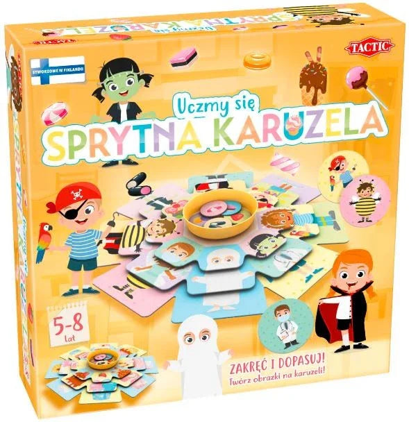 Gra Uczymy Się: Sprytna Karuzela - zabawki-dla-dziewczynki