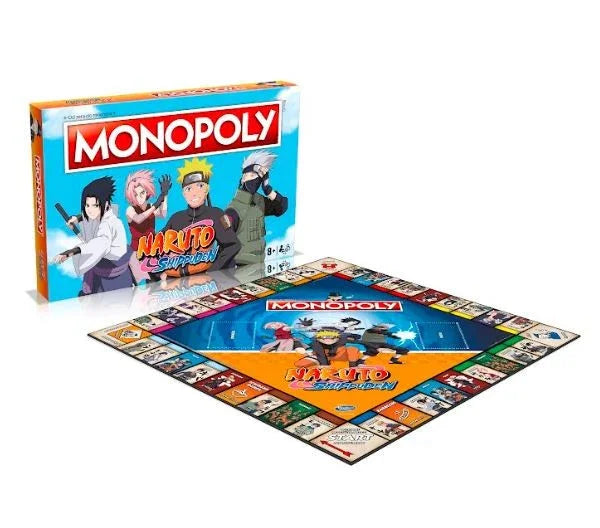Gra Monopoly Naruto - zabawki-dla-dziewczynki