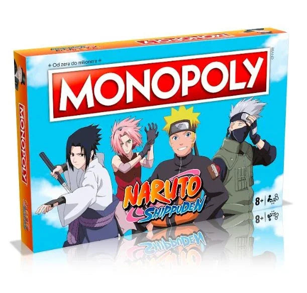 Gra Monopoly Naruto - zabawki-dla-dziewczynki