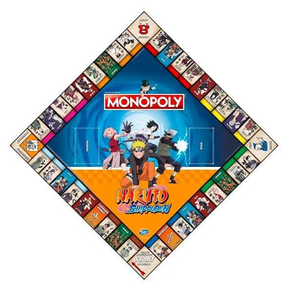 Gra Monopoly Naruto - zabawki-dla-dziewczynki