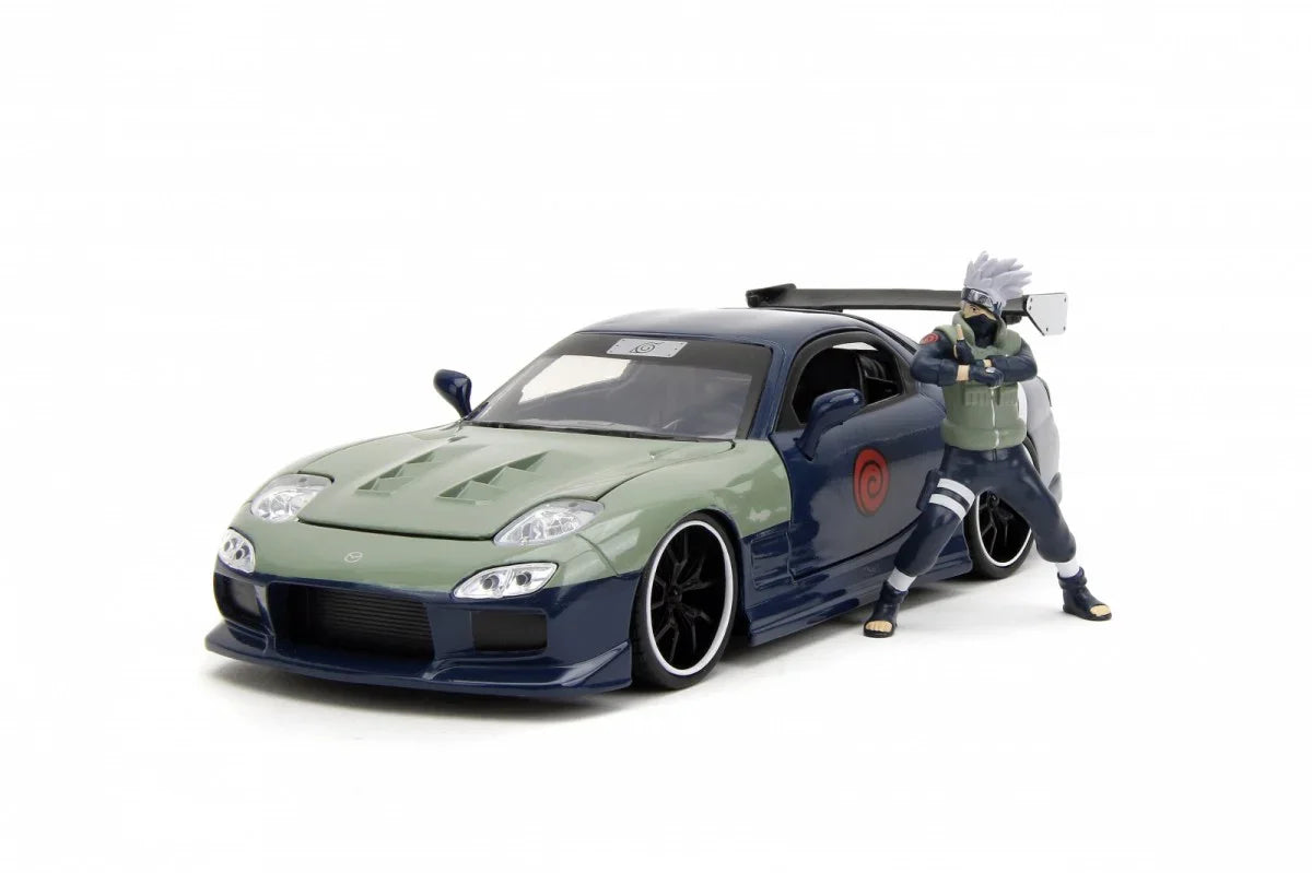 Pojazd z figurką Naruto 93 Mazda RX-7 1/24 - zabawki-dla-dziewczynki