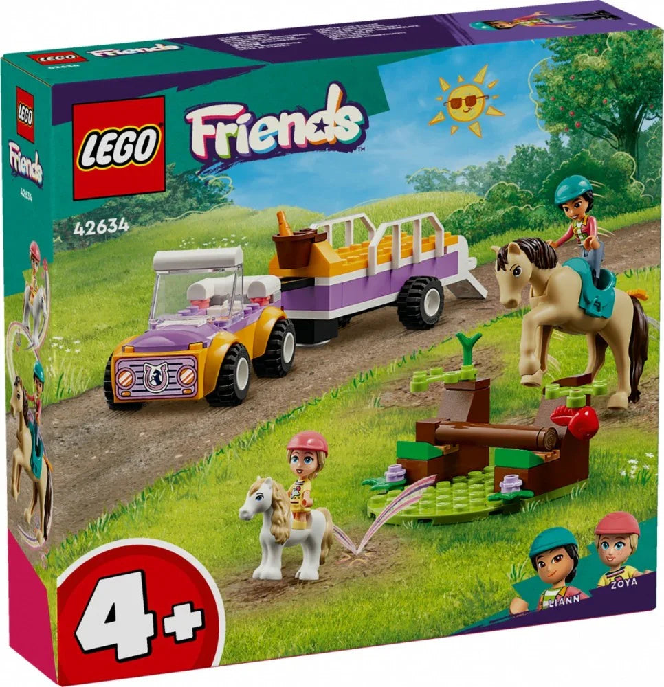 Klocki Friends 42634 Przyczepka dla konia i kucyka - zabawki-dla-dziewczynki