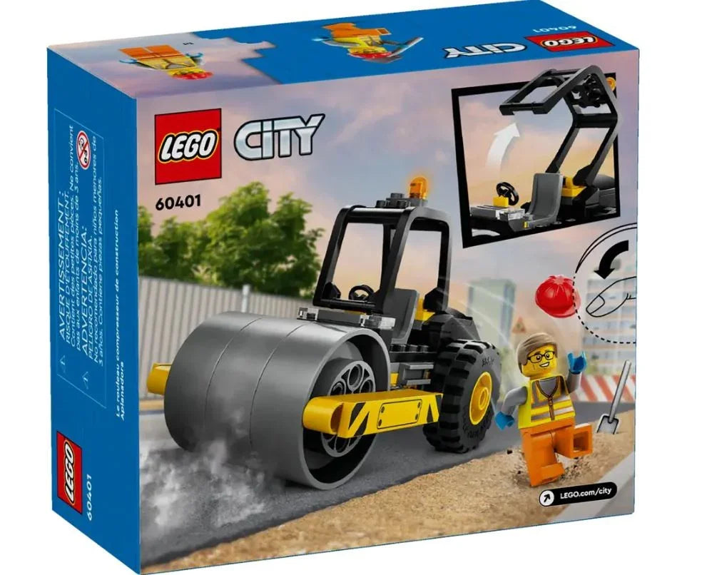 Klocki City 60401 Walec budowlany - zabawki-dla-dziewczynki