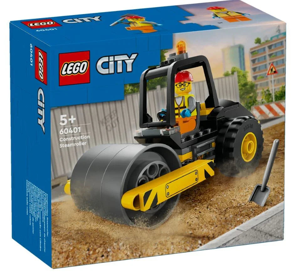 Klocki City 60401 Walec budowlany - zabawki-dla-dziewczynki