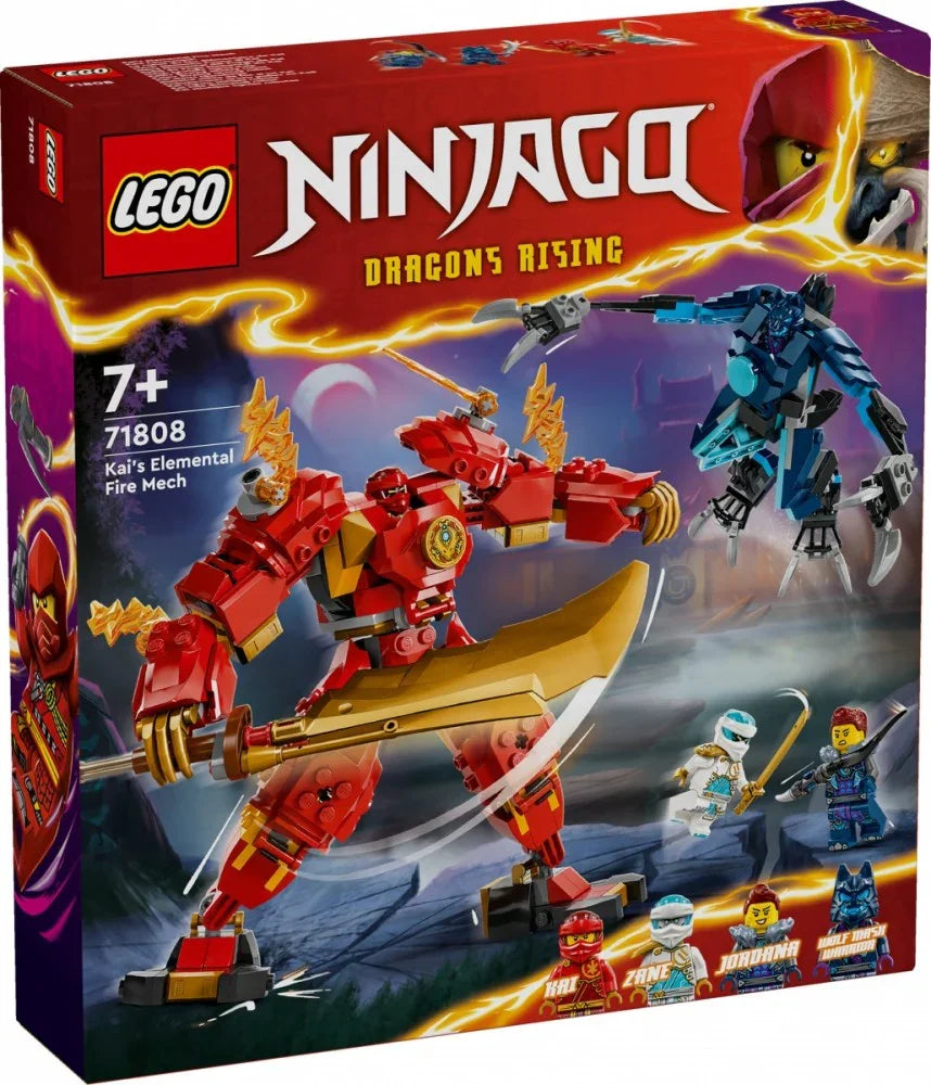 Klocki Ninjago 71808 Mech żywiołu ognia Kaia - zabawki-dla-dziewczynki