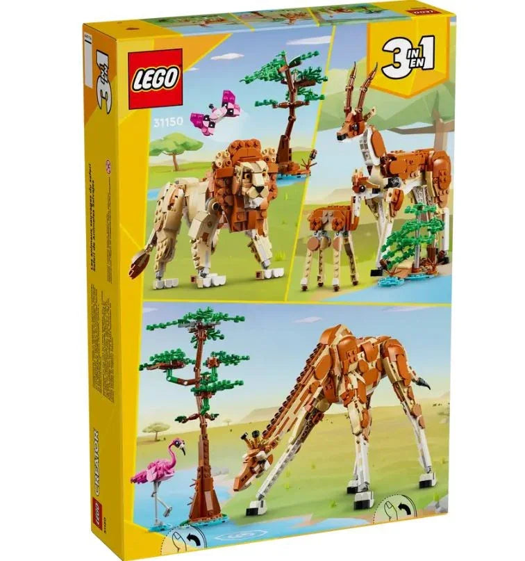Klocki Creator 31150 Dzikie zwierzęta z safari - zabawki-dla-dziewczynki