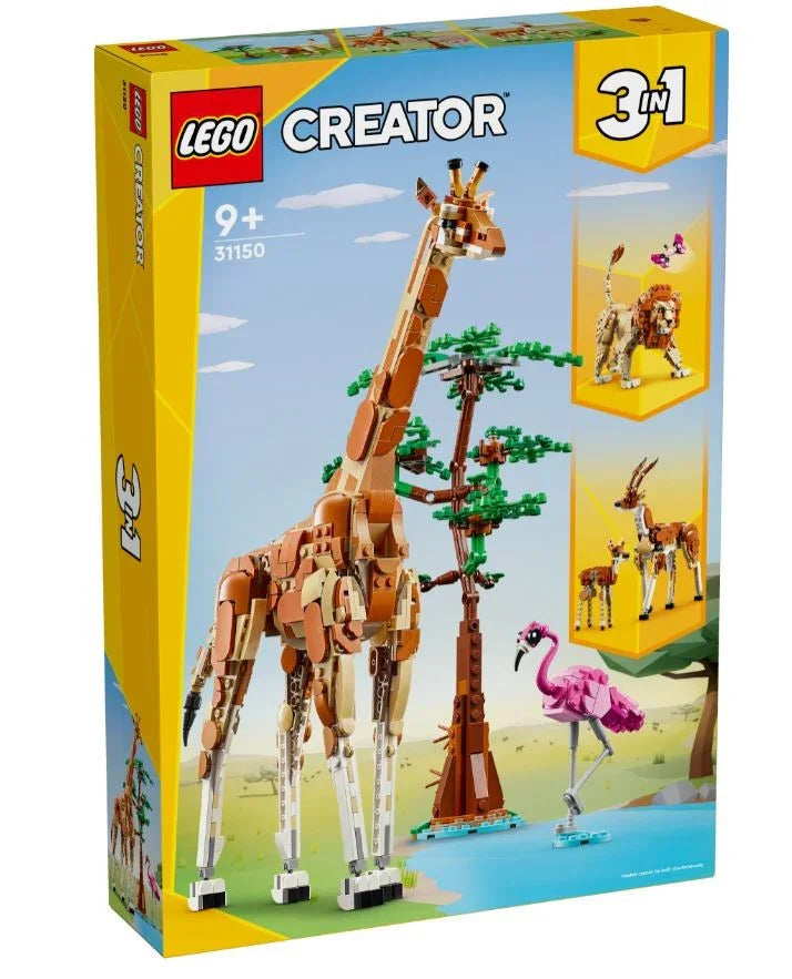 Klocki Creator 31150 Dzikie zwierzęta z safari - zabawki-dla-dziewczynki