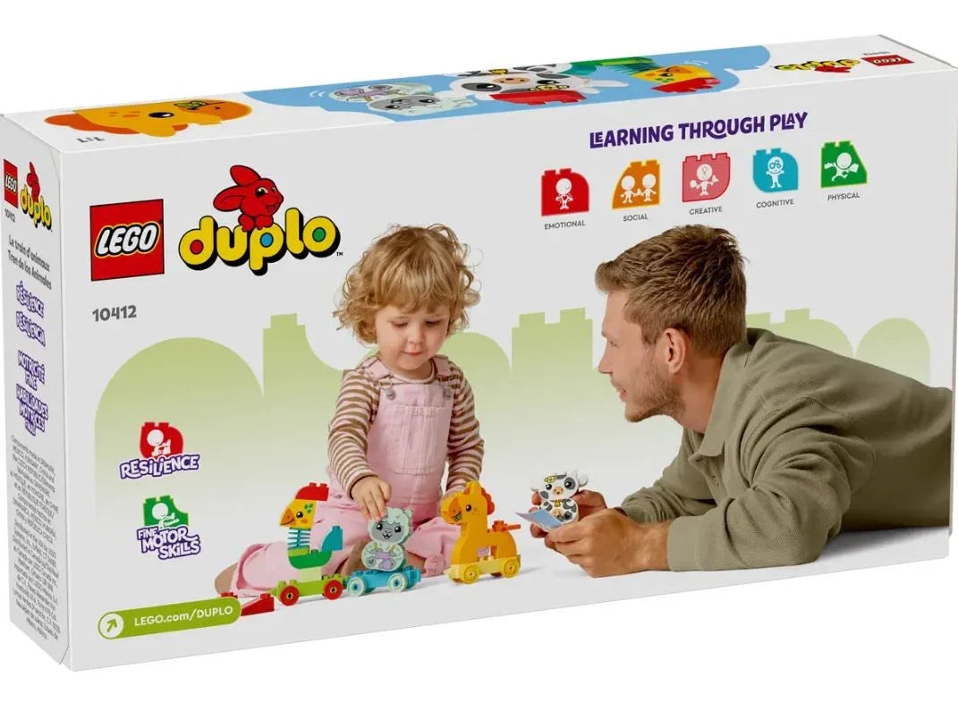 Klocki DUPLO 10412 Pociąg ze zwierzątkami - zabawki-dla-dziewczynki