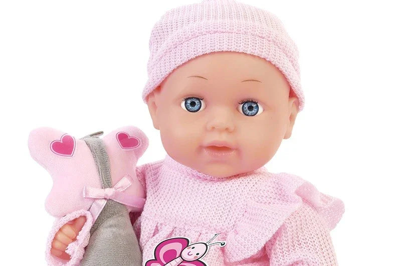 Lalka Natalia bobas 33 cm z zabawką - zabawki-dla-dziewczynki