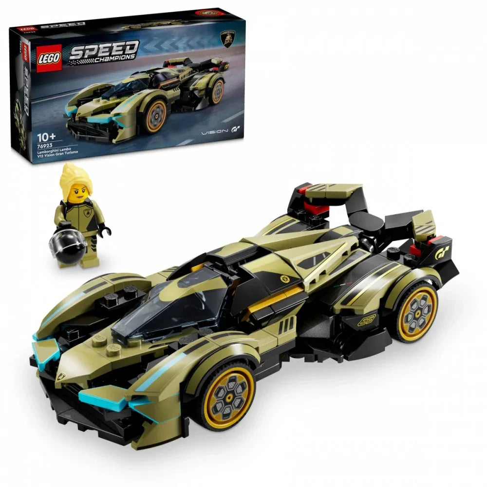 Klocki Speed Champions 76923 Luksusowe Lamborghini Lambo V12 Vision GT - zabawki-dla-dziewczynki
