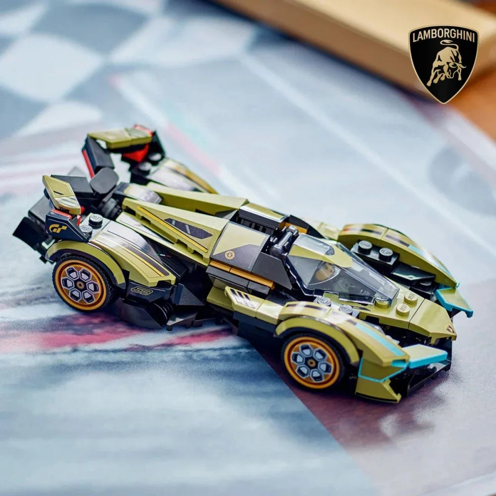 Klocki Speed Champions 76923 Luksusowe Lamborghini Lambo V12 Vision GT - zabawki-dla-dziewczynki