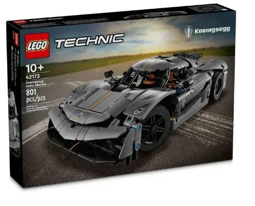 Klocki Technic 42173 Szary hipersamochód Koenigsegg Jesko Absolut - zabawki-dla-dziewczynki