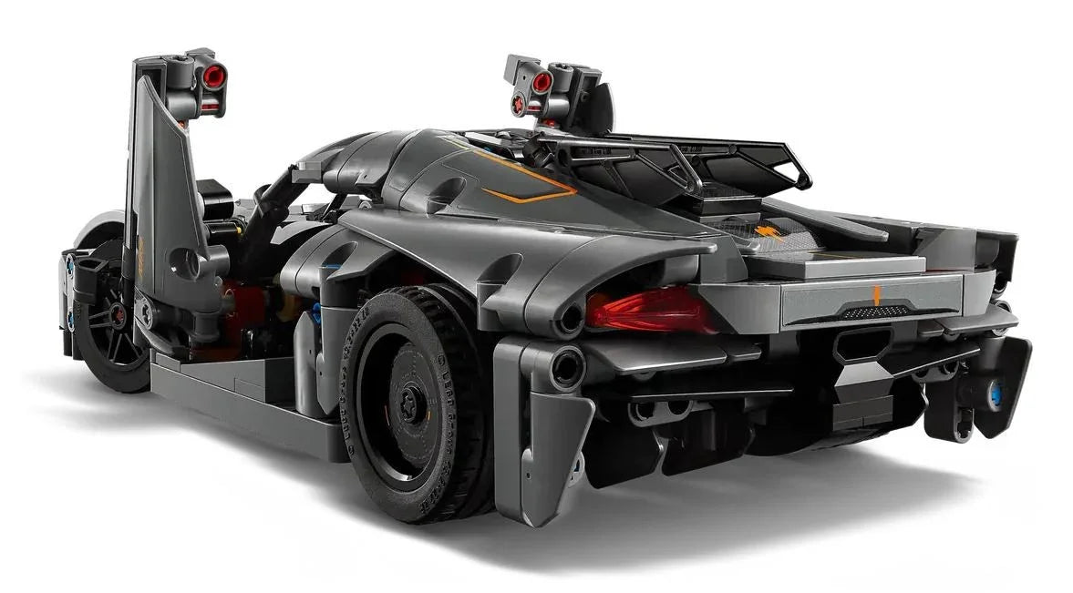 Klocki Technic 42173 Szary hipersamochód Koenigsegg Jesko Absolut - zabawki-dla-dziewczynki