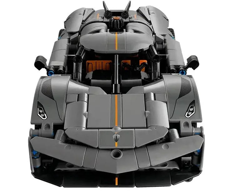Klocki Technic 42173 Szary hipersamochód Koenigsegg Jesko Absolut - zabawki-dla-dziewczynki
