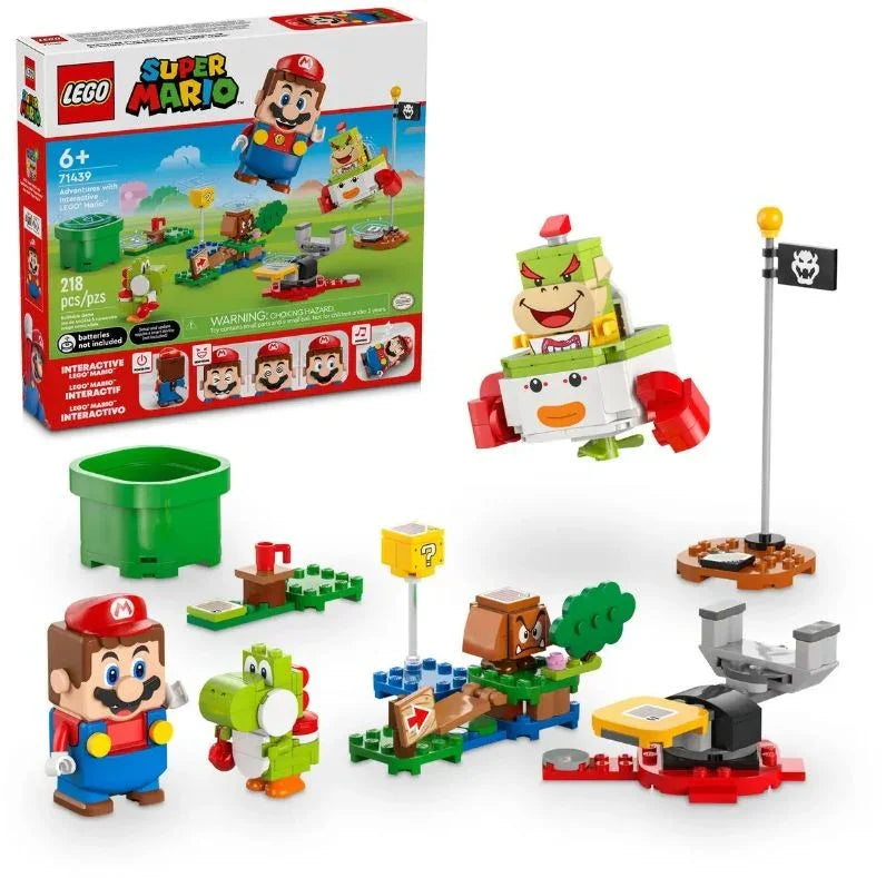 Klocki Super Mario 71439 Przygody z interaktywna figurką LEGO Mario - zabawki-dla-dziewczynki