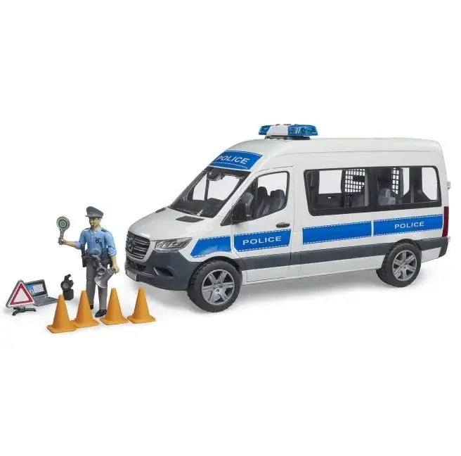 Zabawka policyjny van z figurką policjanta i akcesoriami dla dzieci - zabawki-dla-dziewczynki