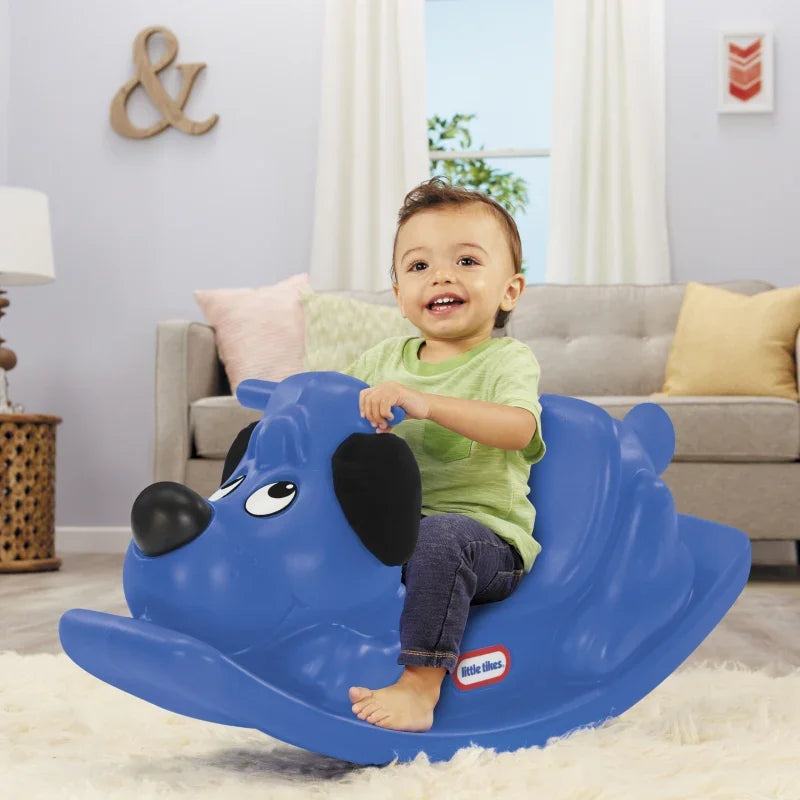 LITTLE TIKES Piesek Na Biegunach Niebieski Bujak - zabawki-dla-dziewczynki