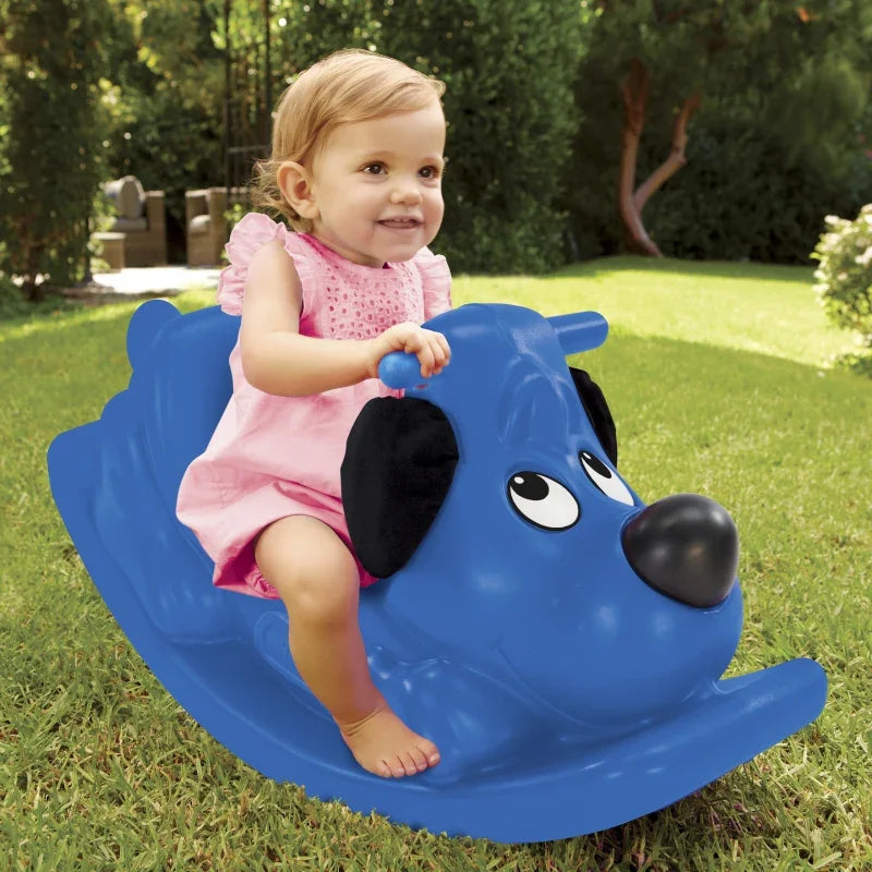 LITTLE TIKES Piesek Na Biegunach Niebieski Bujak - zabawki-dla-dziewczynki