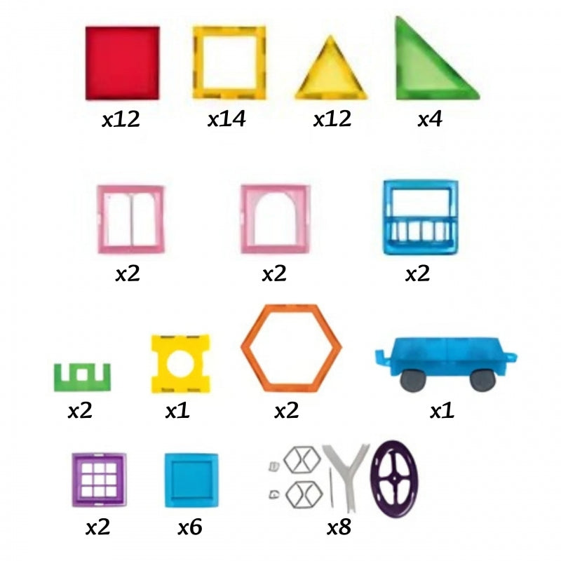 5-WOOPIE Klocki Magnetyczne 3D Edukacyjne Panele Dla Dzieci-5