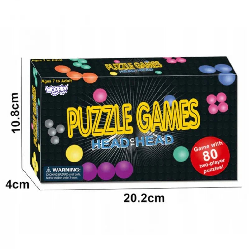 WOOPIE IQ Gra Logiczna Strategiczna Trening Mózgu "Head to Head" Układanie Wzoru na Czas - zabawki-dla-dziewczynki
