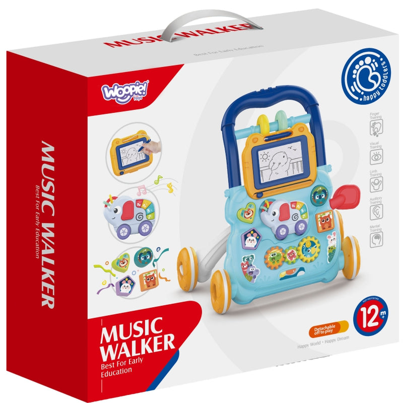 WOOPIE BABY Interaktywny Chodzik Pchacz Muzyczny + Znikopis - zabawki-dla-dziewczynki