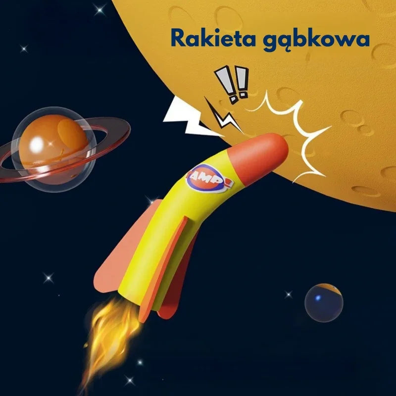 WOOPIE Podwójna Wyrzutnia Rakiet Piankowych 6 szt. - zabawki-dla-dziewczynki
