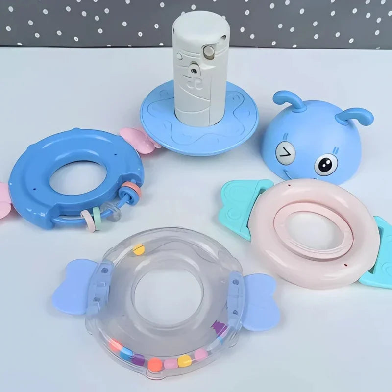 3-WOOPIE Baby Wańka Wstańka Zabawka Sensoryczna 2w1 Grzechotka Gryzak-3