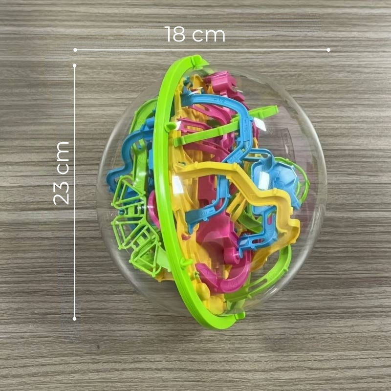 3-WOOPIE Labirynt Kulkowy 3D 360 Gra Logiczno Zręcznościowa-3