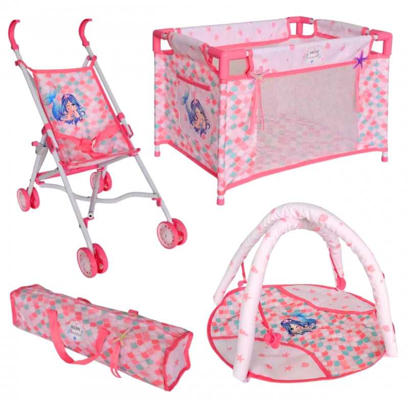 10-WOOPIE ROYAL Lalka Bobas 36 cm Syrenka Interaktywna Zestaw XXL Opiekunka 18w1-10