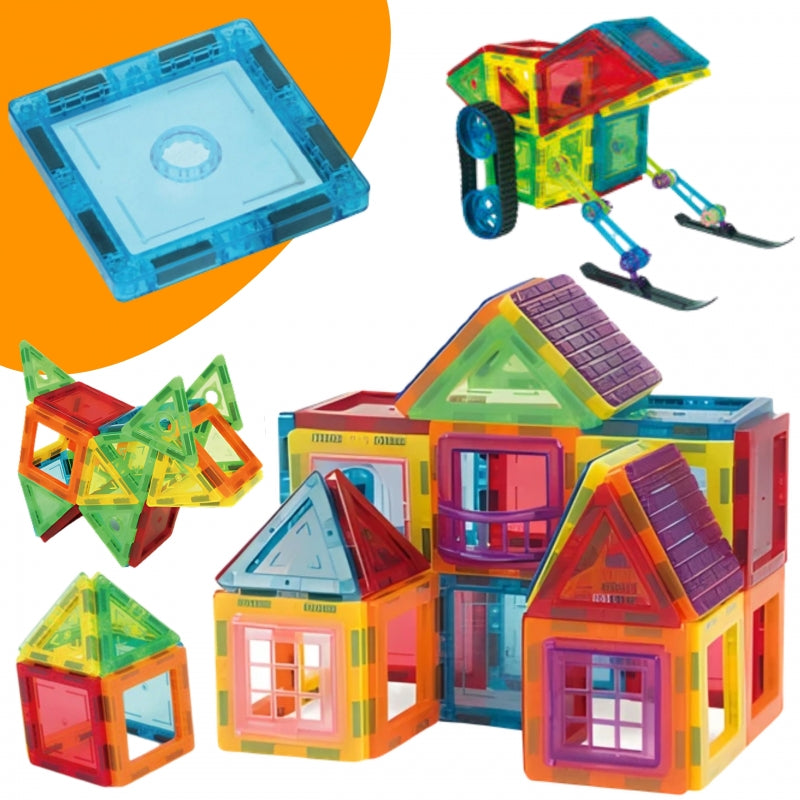 2-WOOPIE Klocki Magnetyczne 3D Edukacyjne Panele Dla Dzieci-2