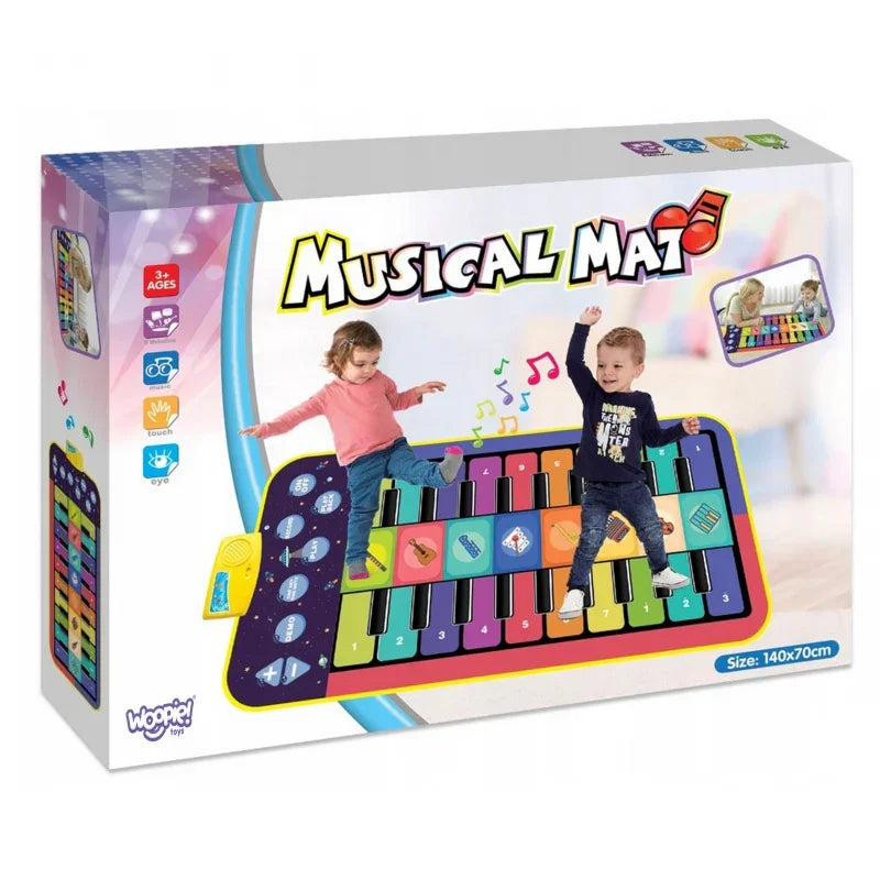 WOOPIE Interaktywna Mata Muzyczna do Tańczenia XXL - zabawki-dla-dziewczynki