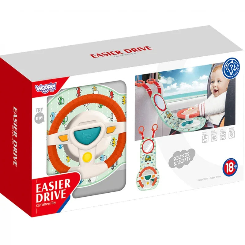 WOOPIE BABY Kierownica Interaktywna Do Samochodu Zestaw Małego Kierowcy - zabawki-dla-dziewczynki