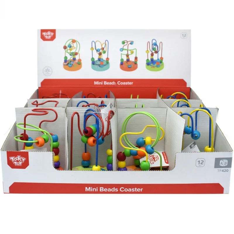 Labirynt TOOKY TOY pętla motoryczna drewniana edukacyjna zabawka - zabawki-dla-dziewczynki
