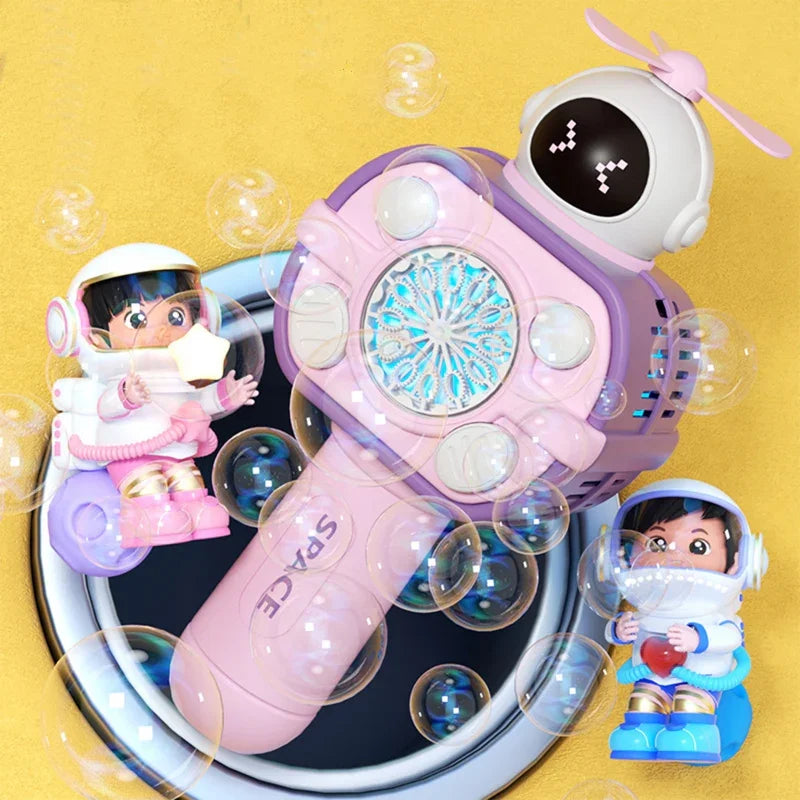 WOOPIE Maszyna Astronauta do Robienia Baniek Mydlanych Różowy - zabawki-dla-dziewczynki