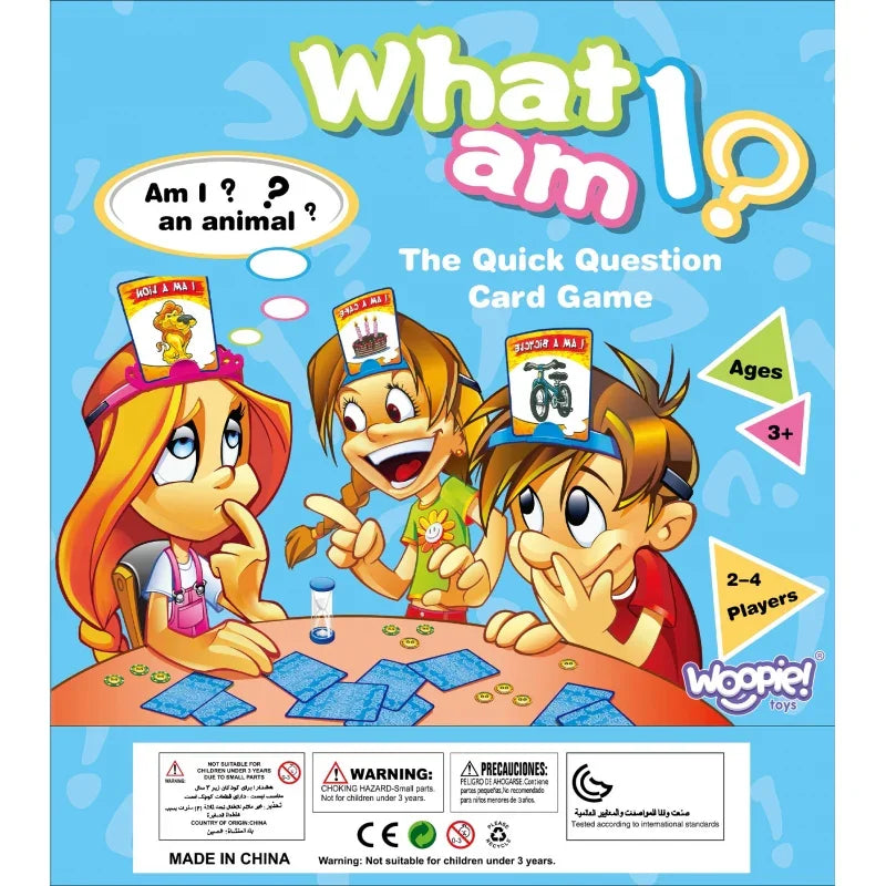 WOOPIE Kim jestem? Zgadnij Gra Rodzinna Rozrywkowa - zabawki-dla-dziewczynki