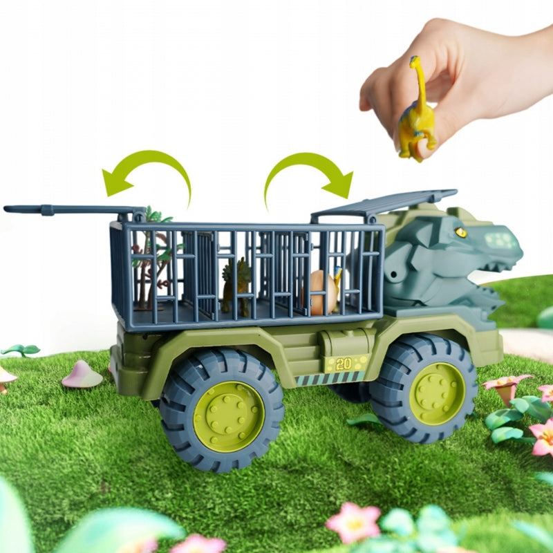 6-WOOPIE Ciężarówka Dinozaur Transporter Figurki-6