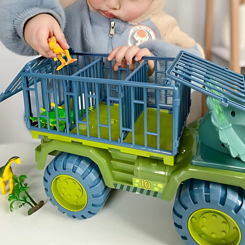 2-WOOPIE Ciężarówka Dinozaur Transporter Figurki-2