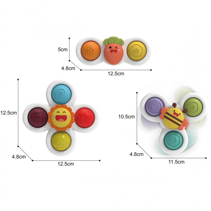 9-WOOPIE BABY Spiner Zabawka Sensoryczna Edukacyjna 3w1-9