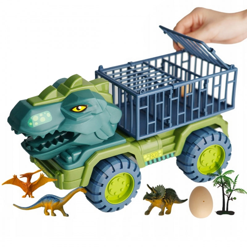 9-WOOPIE Ciężarówka Dinozaur Transporter Figurki-9