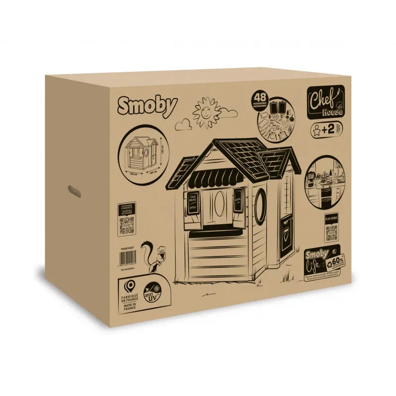 Smoby domek dla dzieci Szefa Kuchni z realistyczną kuchnią - zabawki-dla-dziewczynki