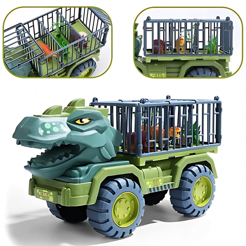 5-WOOPIE Ciężarówka Dinozaur Transporter Figurki-5