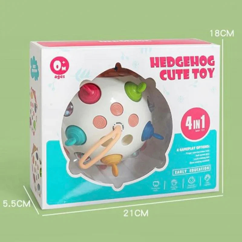 WOOPIE BABY Zabawka Sensoryczna 4w1 Jeżyk Pop-it Aktywizujący - zabawki-dla-dziewczynki