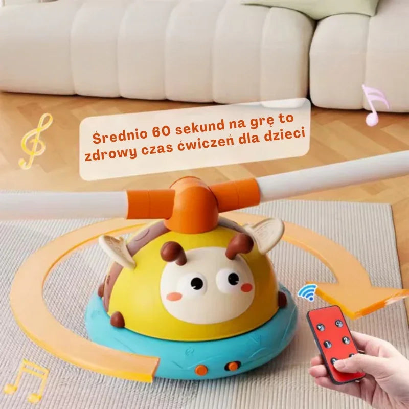WOOPIE Gra Zręcznościowa Skakanka Automatyczna 2w1 Rzut do Celu Pszczółka - zabawki-dla-dziewczynki